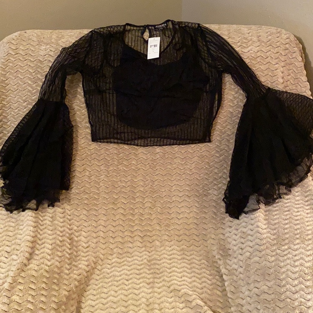 Laced crop top